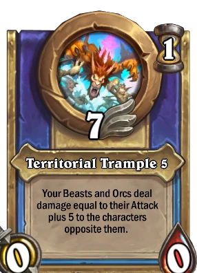 Territorial Trample 5 Card Image