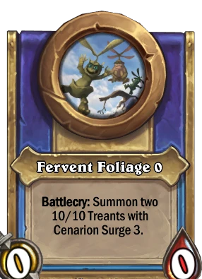 Fervent Foliage {0} Card Image