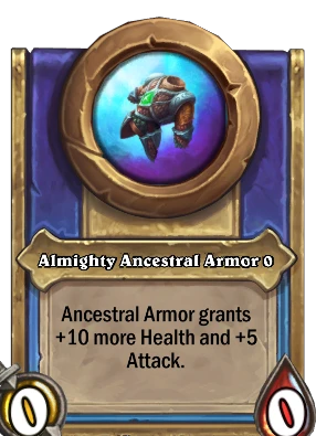 Almighty Ancestral Armor {0} Card Image
