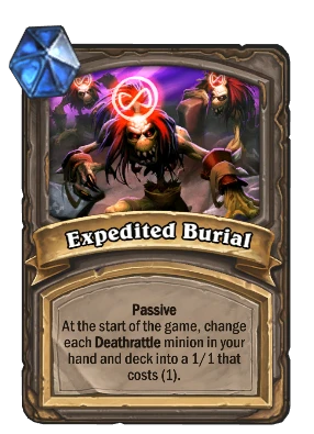 Expedited Burial Card Image