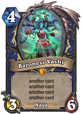 Baroness Vashj Card Image