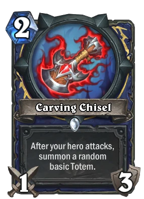 Carving Chisel Card Image