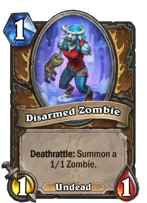 Disarmed Zombie Card Image