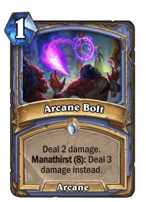 Arcane Bolt Card Image