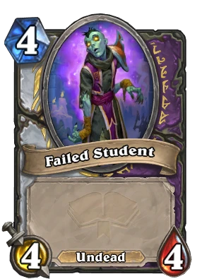 Failed Student Card Image