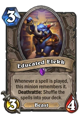 Educated Elekk Card Image