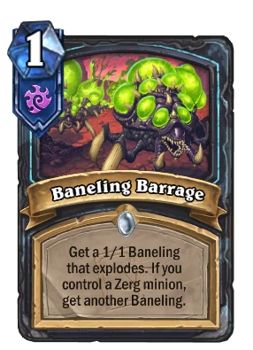 Baneling Barrage Card Image