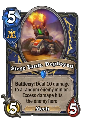 Siege Tank, Deployed Card Image