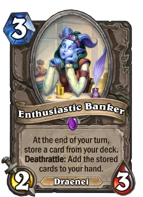 Enthusiastic Banker Card Image