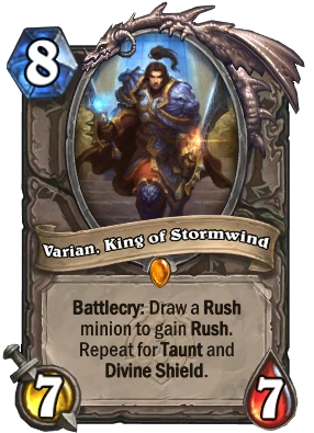 Varian, King of Stormwind Card Image
