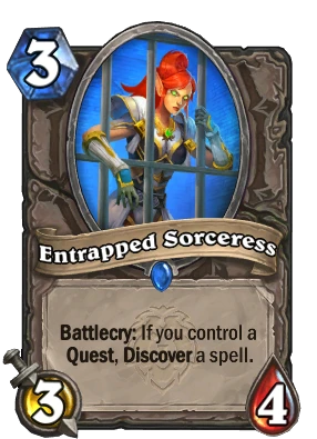 Entrapped Sorceress Card Image