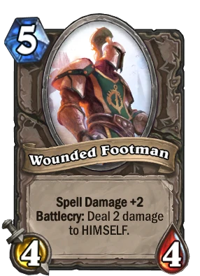 Wounded Footman Card Image