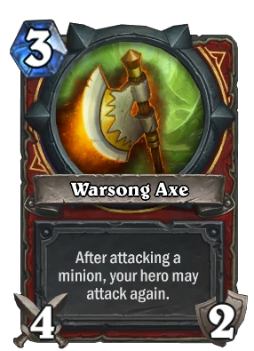 Warsong Axe Card Image