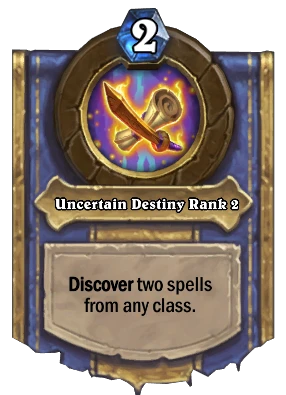 Uncertain Destiny Rank 2 Card Image