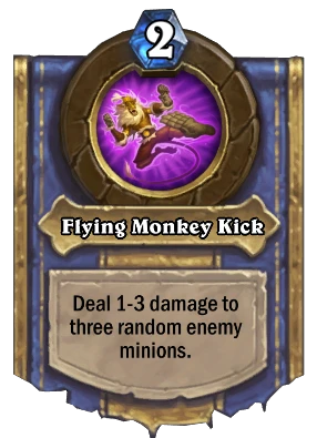 Flying Monkey Kick Card Image