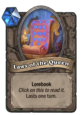 Laws of the Queen Card Image