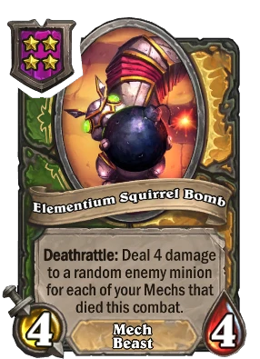 Elementium Squirrel Bomb Card Image