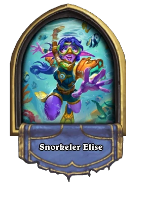 Snorkeler Elise Card Image