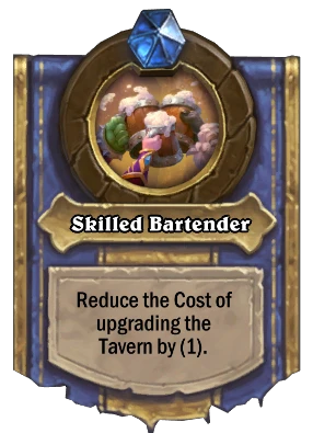 Skilled Bartender Card Image