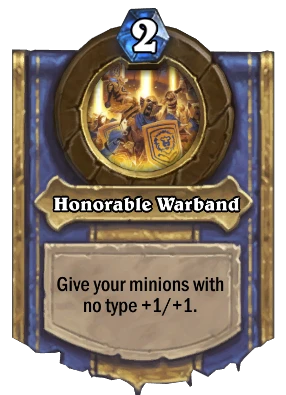 Honorable Warband Card Image