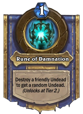 Rune of Damnation Card Image