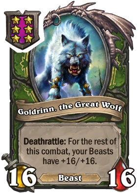 Goldrinn, the Great Wolf Card Image