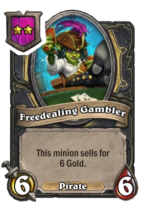 Freedealing Gambler Card Image