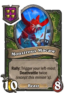 Monstrous Macaw Card Image