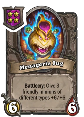 Menagerie Jug Card Image