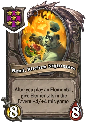 Nomi, Kitchen Nightmare Card Image