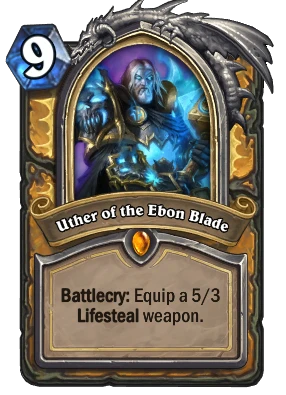 Uther of the Ebon Blade Card Image