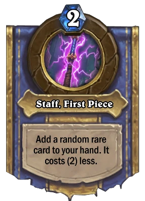 Staff, First Piece Card Image