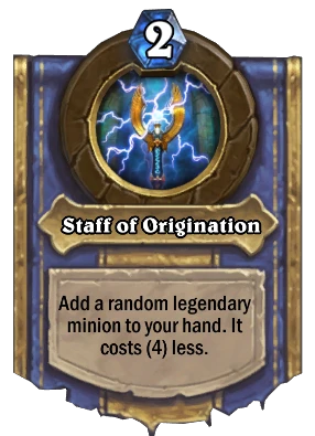 Staff of Origination Card Image
