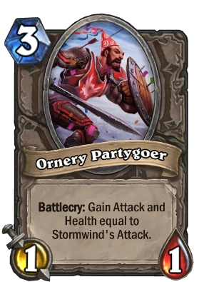 Ornery Partygoer Card Image