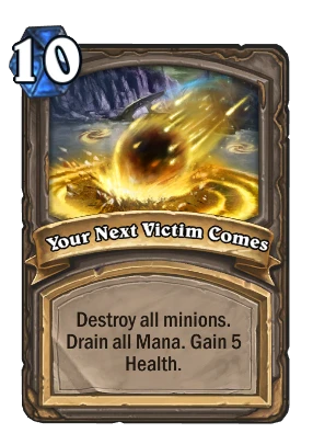 Your Next Victim Comes Card Image