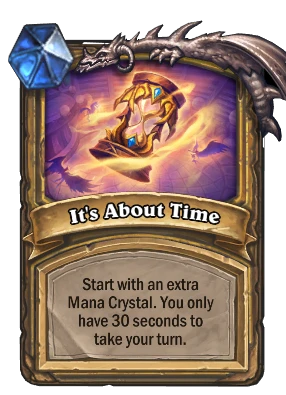 It's About Time Card Image