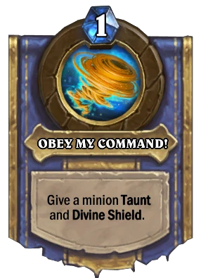OBEY MY COMMAND! Card Image