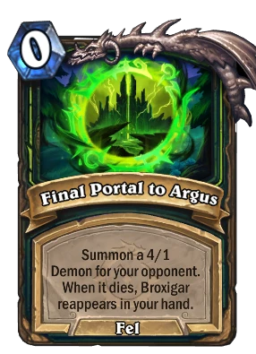 Final Portal to Argus Card Image