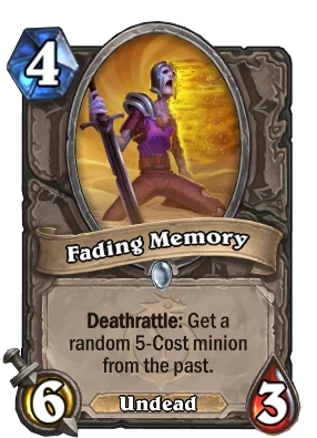Fading Memory Card Image