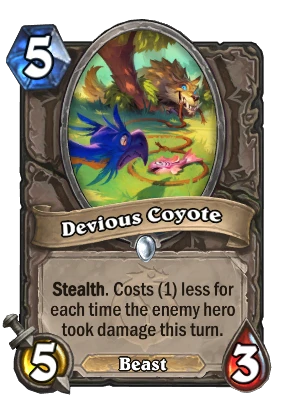 Devious Coyote Card Image