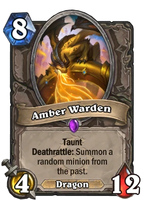 Amber Warden Card Image