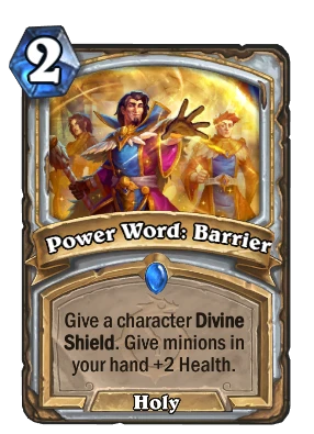 Power Word: Barrier Card Image