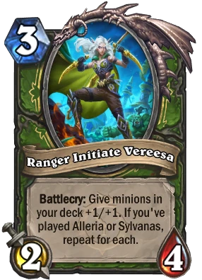 Ranger Initiate Vereesa Card Image