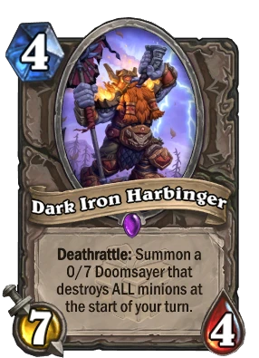 Dark Iron Harbinger Card Image