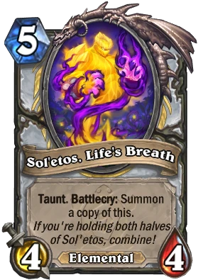 Sol'etos, Life's Breath Card Image