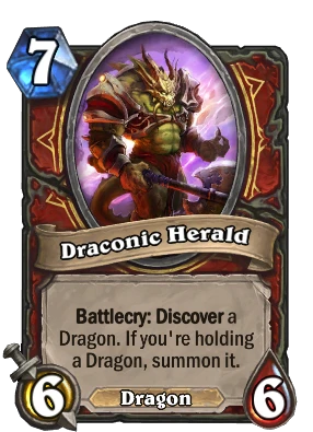 Draconic Herald Card Image