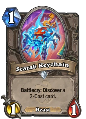 Scarab Keychain Card Image