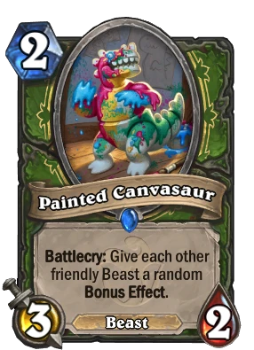 Painted Canvasaur Card Image