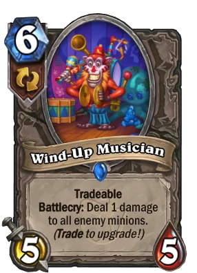 Wind-Up Musician Card Image