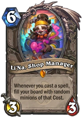 Li'Na, Shop Manager Card Image